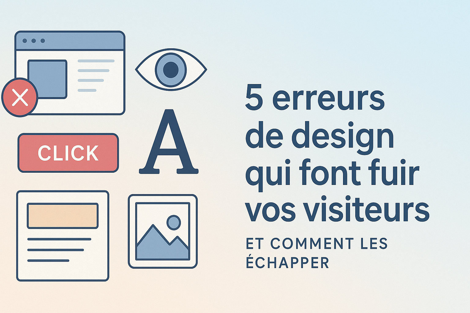5 erreurs UX courantes